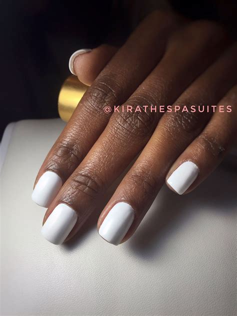 bright white gel nails white gel nails gel nails nails