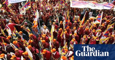 tibet protests world news the guardian