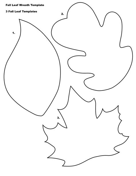 blank leaf coloring pages  kids bf