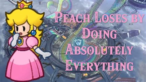 Mario Kart 8 Deluxe Peach Loses By Doing Absolutely