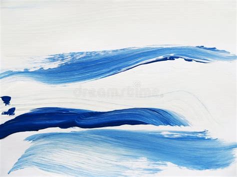 abstract blue art painting background modern art contemporary art