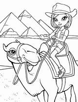 Frank Lisa Pages Coloring Printable Cowgirl A4 Girl Book Egypt Animal Colouring Camel Pyramid Kids Cartoon Tiger Color Sweet Sample sketch template