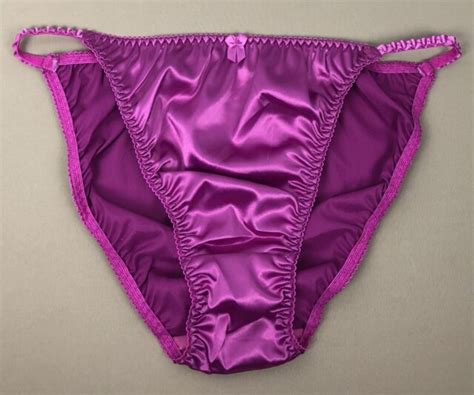 Teal String Bikini Panty · Shiny Satin · Retro 80 S Style · Xxl 9 Ebay