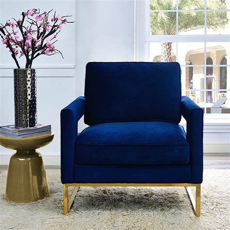 navy blue velvet chair avery blue velvet chairs