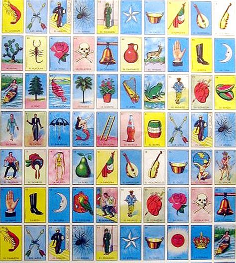 Mexican Loteria Game Poster T Wrapping Paper