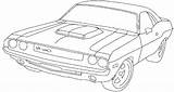 Dodge Coloring Pages Ram Charger Truck Car 1970 1969 Cars Challenger Classic Printable Print Cummins Drawing Color Demon Old Chargers sketch template