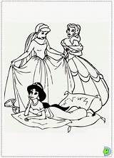 Dinokids Princesas Princesses sketch template