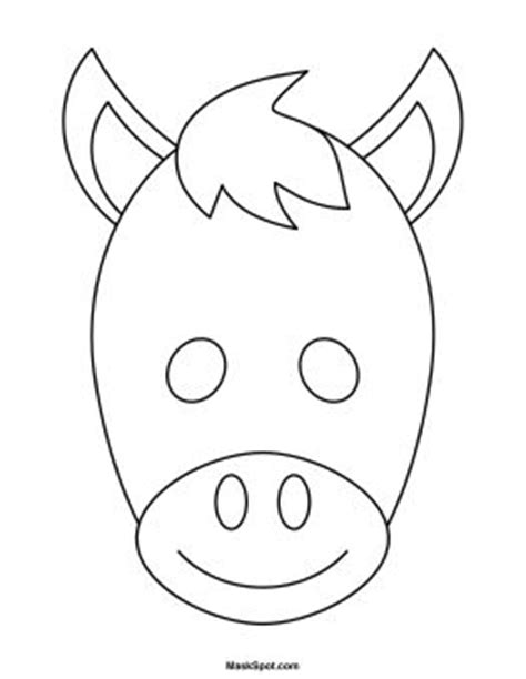 donkey mask ideas  pinterest horse mask face masks