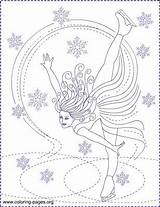 Coloring Ice Pages Skating Princess Nicole sketch template