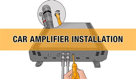 install  car amplifier  infographics gmund cars