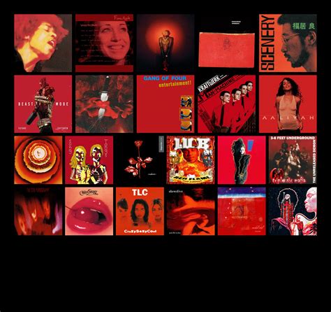 red album covers page  kanye