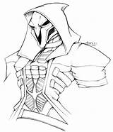 Overwatch Reaper Pen Undeadkitty13 Pens Mothers sketch template
