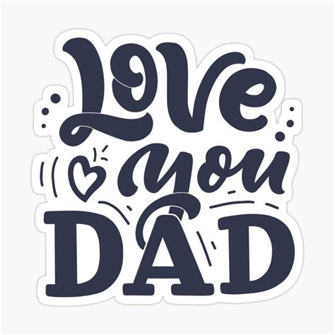 love  dad sticker  sale  istickersco love  dad
