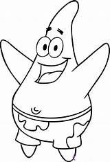 Coloring Patrick Star Pages Kids sketch template