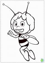 Maya Bee Coloring Pages Dinokids Popular Close L0 sketch template