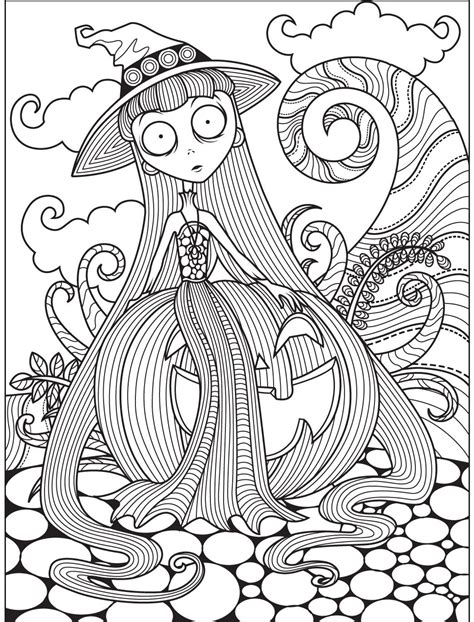 coloring pages  adults halloween shaylee