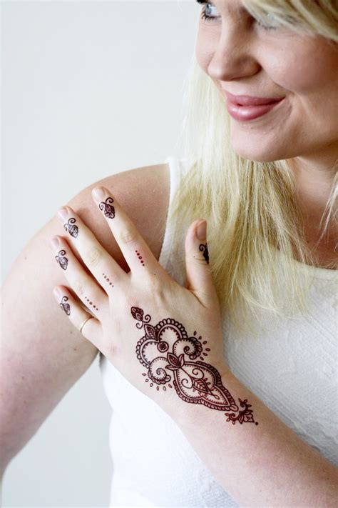 Bohemian Henna Temporary Tattoo
