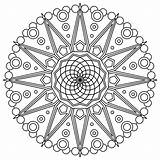 Mandalas Fractal Rosone Pagine Grahp Zentangles Follower sketch template
