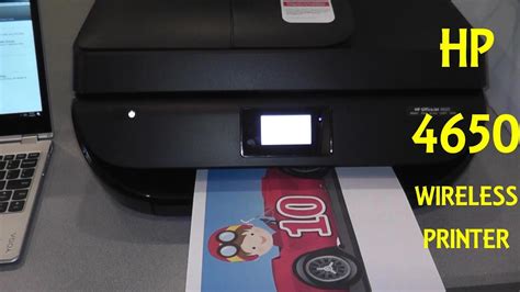 Hp 4650 Wireless Printer Unboxing And Setup Youtube