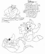 Capper Frey Tod Toby Ausmalbilder Malvorlagen Coloriages Kleuren Coloriage Animaatjes Disneymalvorlagen Colorier Animes Kleurplatenwereld Pluto Castillo sketch template