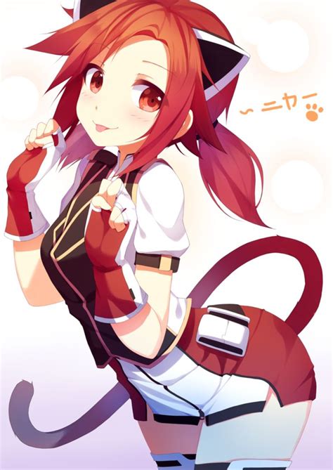 meow cute neko girl and she is perfect engineer animegirl favicanime anime girl neko