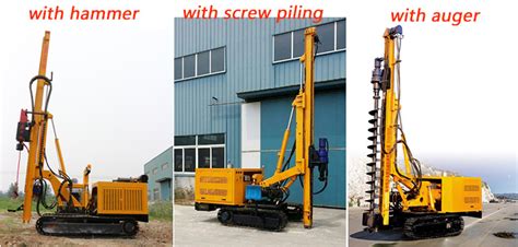Hxf Series High Operating Efficiency Solar Pile Driver Buy Pile
