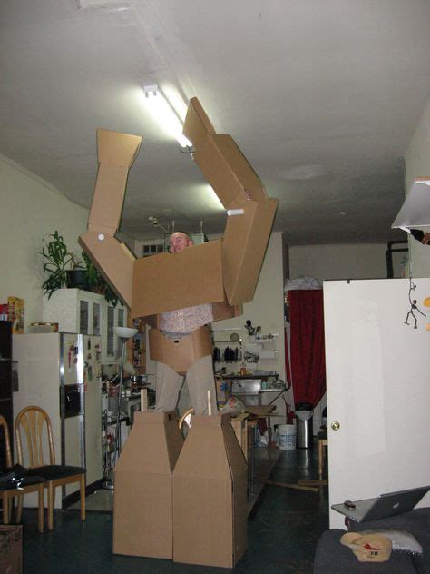 cardboard suit  ideas cardboard suits cardboard robot