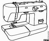 Sewing Machine Coloring 93kb 250px sketch template