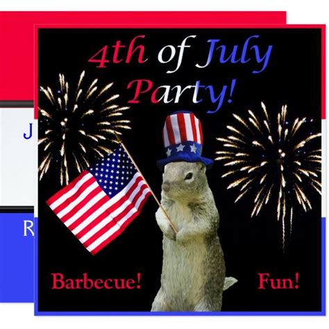 create your own invitation 4th of july party fun
