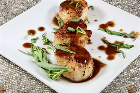 Balsamic Glazed Sea Scallops Recipe Cooking Seafood Seafood