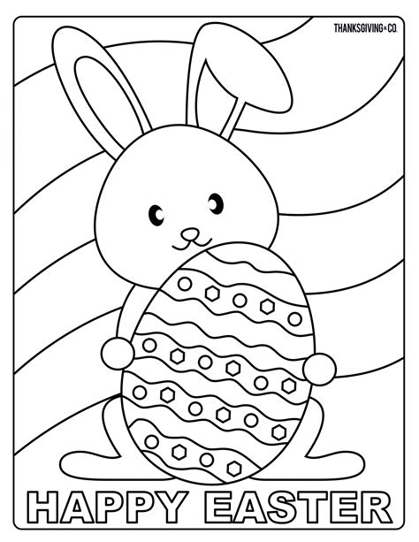 preschool easter pages coloring pages
