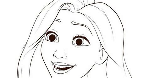 rapunzel tangled coloring pages