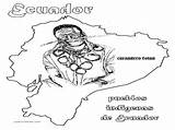 Coloring Ecuador Pages Honduras Flag Getdrawings Printable Getcolorings sketch template