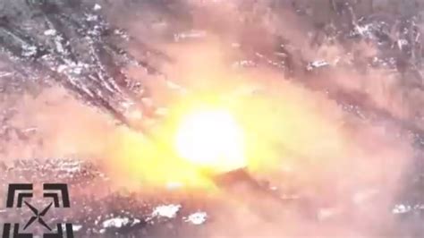footage shows ukraine  suicide drones  kill russian armor