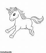 Unicorn Coloring Baby Pages Cute Color Unicorns Colouring Kids Print Books Printable Outline Site Coloringpages Preschool Gif Activities Posters Tutorial sketch template