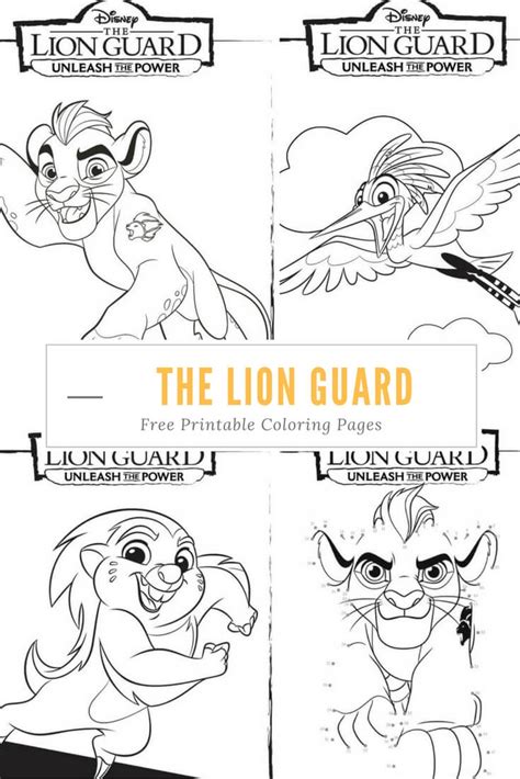 lion guard coloring pages  iremiss