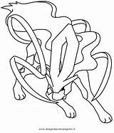 Suicune Pokemon Coloring Pages Lineart Clipart Deviantart Legendary Printables Colouring Template Library sketch template