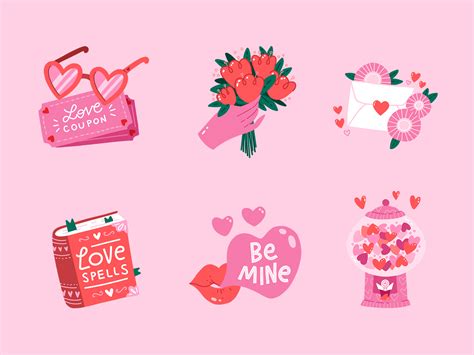 Printable Valentines Day Stickers