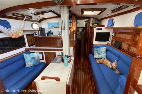 interior     csy walk  sailboat photo video blue turtle cruising