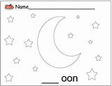 Moon Coloring Pages Letter Mouse sketch template