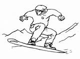 Snowboard Transporte sketch template