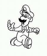 Coloring Pages Luigi Mansion Printable Comment Comments Gif Luigis sketch template