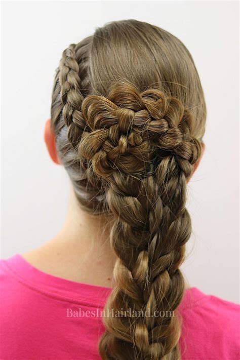get an edgy as well as elegant look with this side swept braids and