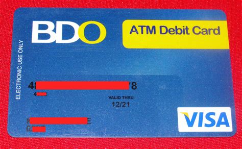 requirements  opening  atm account  bdo banking