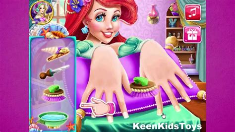mermaid princess nails spa youtube