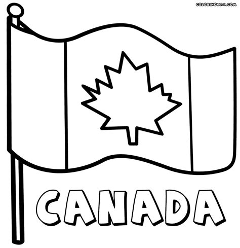 canadian flag drawing  getdrawings