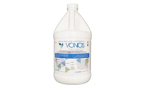 hydramaster named  exclusive supplier   vonos disinfectant