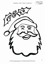 Coloring Pages Potato Expression Facial Sweet Getcolorings Santa Face sketch template
