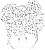 Coloring Pages Flower Flowers Adult sketch template