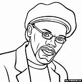 Coloring Pages Samuel Jackson Sheets Thecolor Books Celebs African Printable Crafts History sketch template
